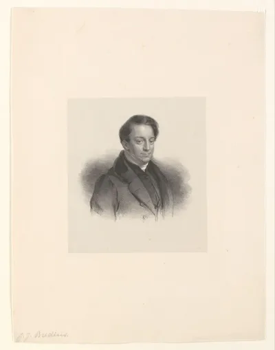 Portret van een onbekende man, mogelijk Johannes Jacobus Bredius