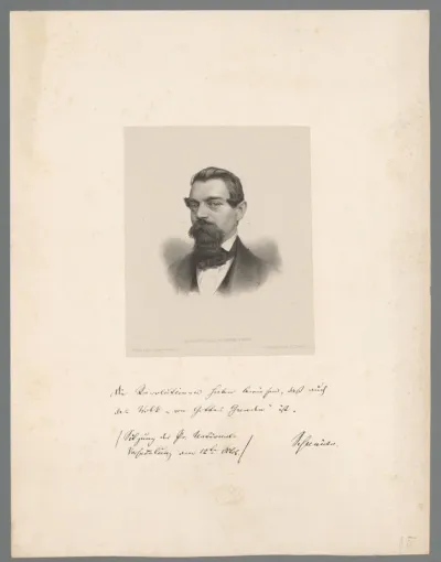Portret van een onbekende man, mogelijk Karl Ludwig Schneider