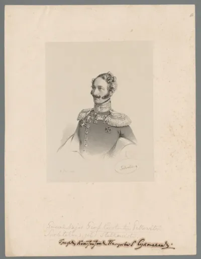 Portret van een onbekende man, mogelijk Konstantin Petrovisch Kaufmann