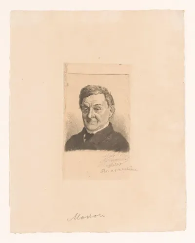 Portret van een onbekende man, mogelijk Madou