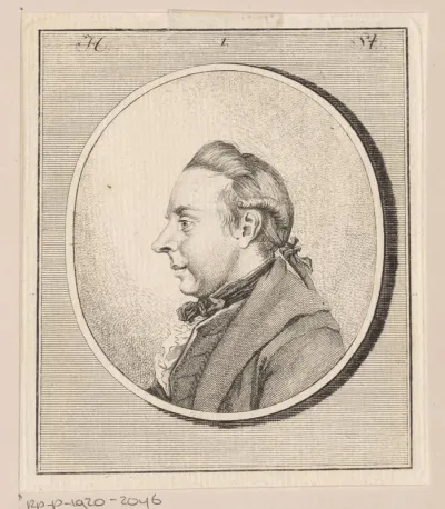 Portret van een onbekende man, mogelijk met de naam H. Steiner