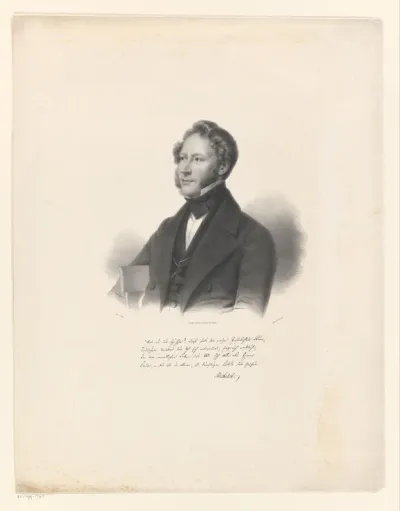 Portret van een onbekende man, mogelijk Michelet