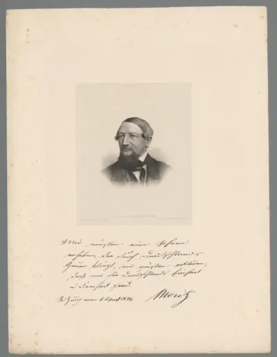 Portret van een onbekende man, mogelijk Moritz