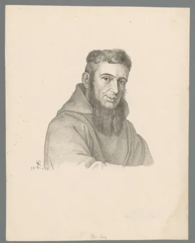 Portret van een onbekende man, mogelijk pater Franz