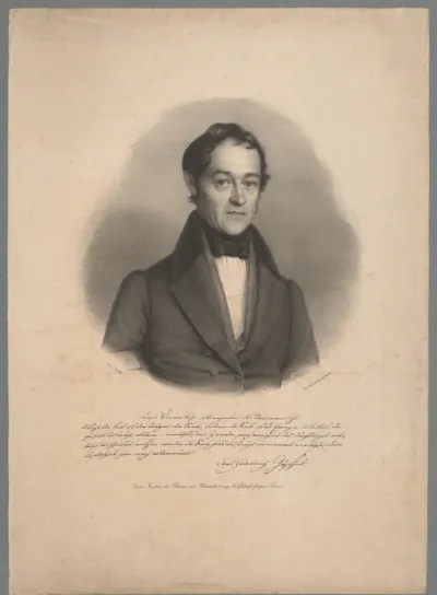 Portret van een onbekende man, mogelijk Paul Heinrich Göschel