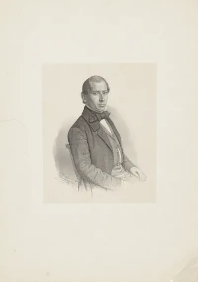 Portret van een onbekende man, mogelijk Th. K. van Slingenlandt