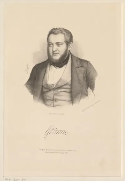 Portret van een onbekende man, mogelijk uit de familie Grimm