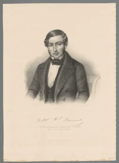 Portret van een onbekende man, mogelijk W. Berend