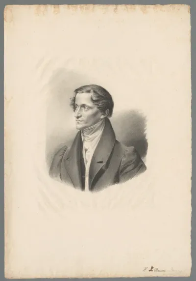 Portret van een onbekende man, mogelijk Wilhelm Baum