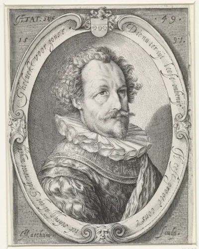Portret van een onbekende man op 49-jarige leeftijd