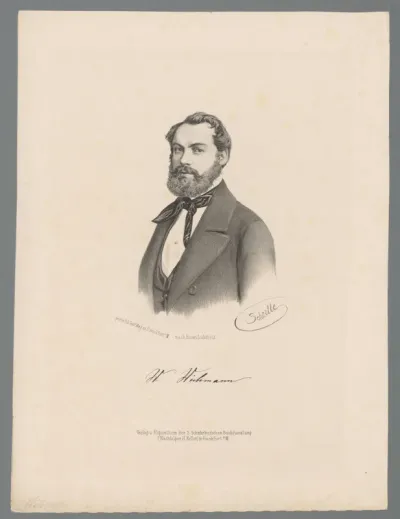Portret van een onbekende man, waarschijnlijk Wilhelm Wichmann