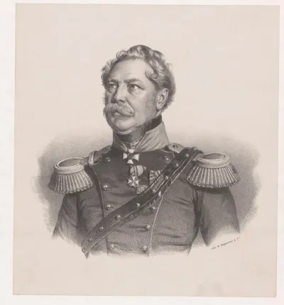 Portret van een onbekende militair