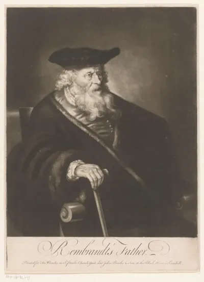 Portret van een onbekende oude man, mogelijk Harmen Gerritsz. van Rijn