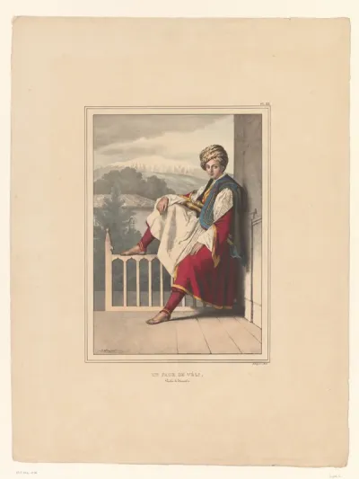 Portret van een onbekende page van Veli, pasja van Thessalië