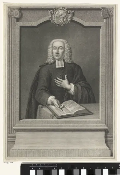 Portret van een onbekende predikant