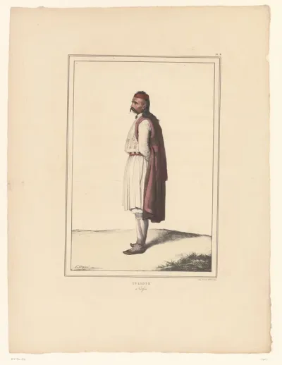 Portret van een onbekende Souliot op Korfoe