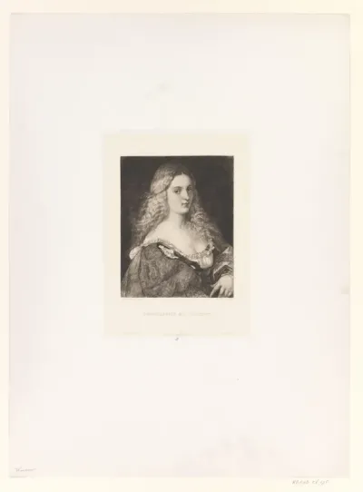 Portret van een onbekende Venetiaanse vrouw