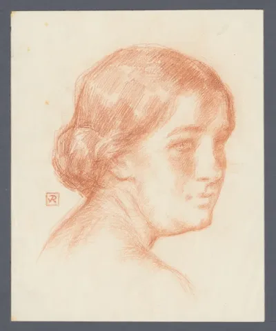 Portret van een onbekende vrouw