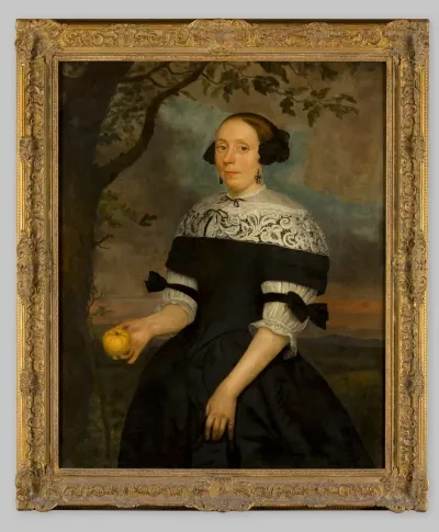 Portret van een onbekende vrouw