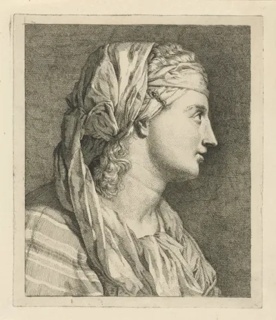Portret van een onbekende vrouw