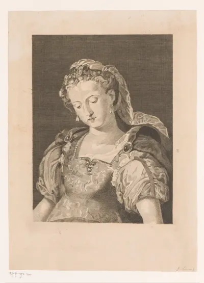 Portret van een onbekende vrouw