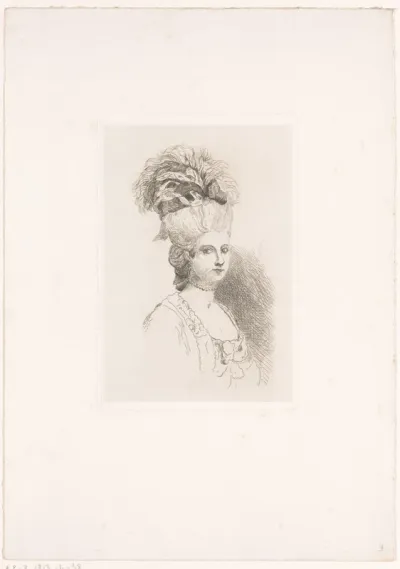 Portret van een onbekende vrouw