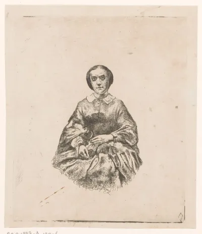 Portret van een onbekende vrouw