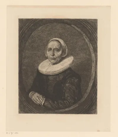 Portret van een onbekende vrouw