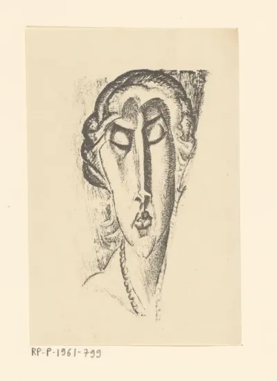 Portret van een onbekende vrouw