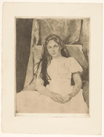 Portret van een onbekende vrouw