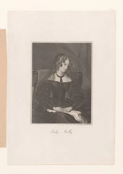 Portret van een onbekende vrouw, mogelijk Lady Molly