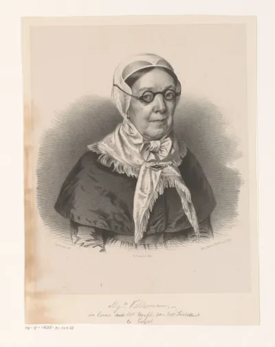 Portret van een onbekende vrouw, mogelijk Marie Kellerman