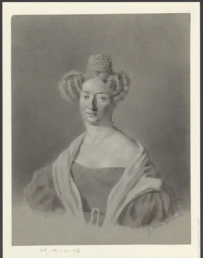 Portret van een onbekende vrouw, mogelijk M.E. Engelen