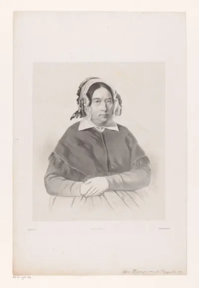Portret van een onbekende vrouw, mogelijk mevrouw Kappeyne van de Coppello