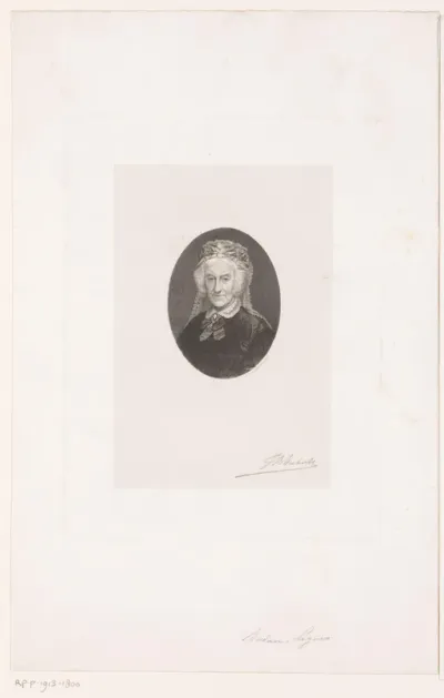 Portret van een onbekende vrouw, mogelijk mevrouw Ligeois