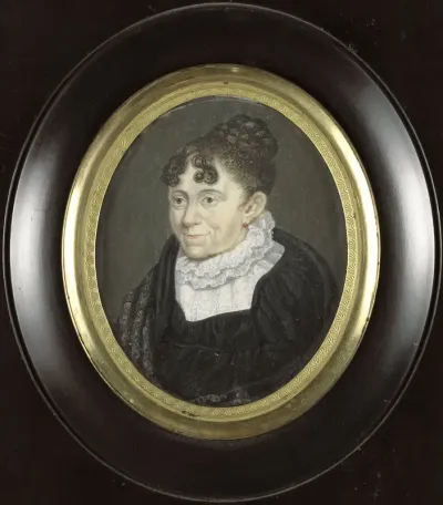 Portret van een oude dame