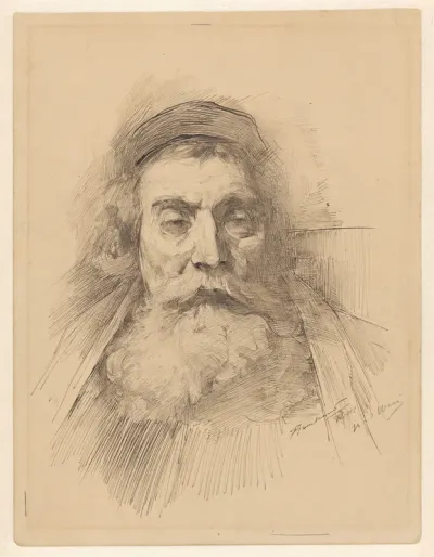 Portret van een oude man