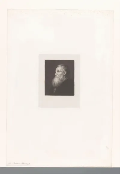Portret van een oude man