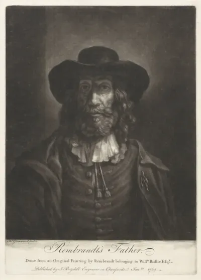 Portret van een oude man, mogelijk Harmen Gerritsz van Rijn