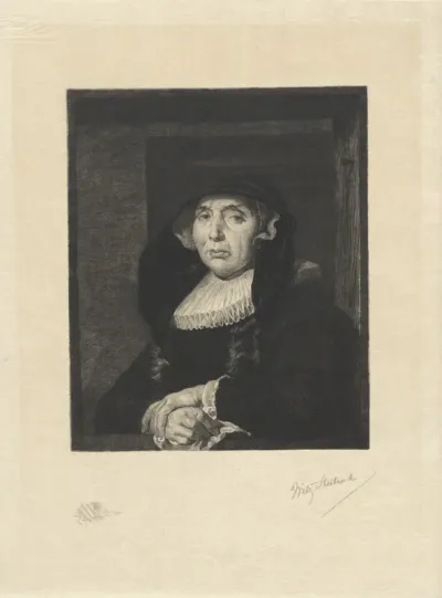 Portret van een oude vrouw, bekend als Bayken van Bracht