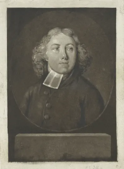 Portret van een predikant, mogelijk Jacobus Groeneveld