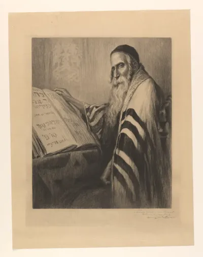 Portret van een rabbijn
