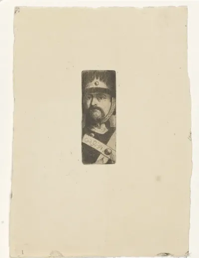 Portret van een soldaat