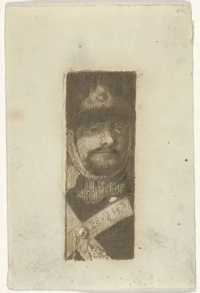 Portret van een soldaat
