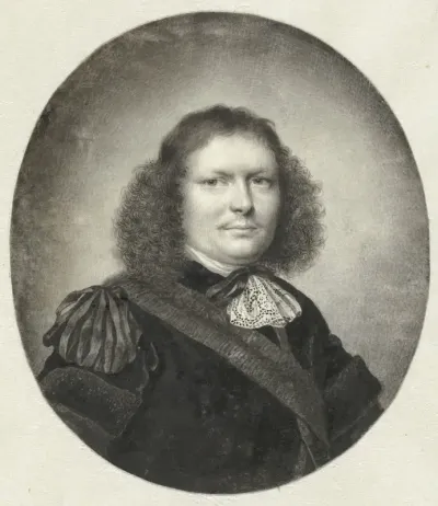 Portret van een vlootvoogd, wellicht David Vlugh