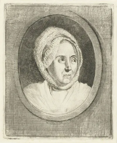 Portret van een vrouw met kapje (Marie Joseph Bertrand?)