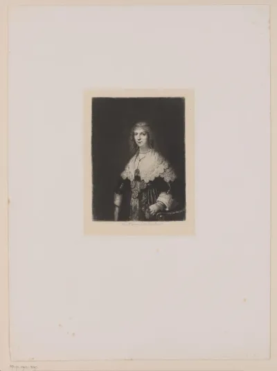 Portret van een vrouw, mogelijk Maria Trip