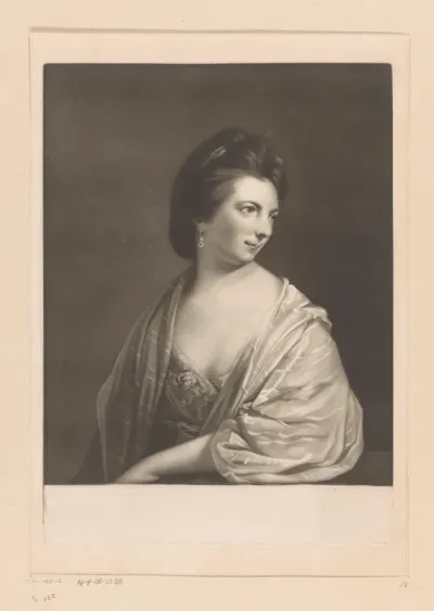 Portret van een vrouw, mogelijk mevrouw Bull