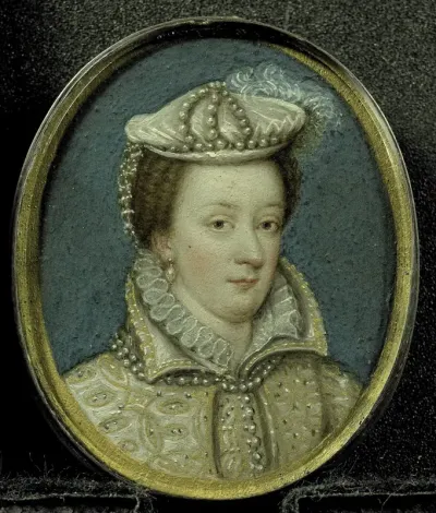 Portret van een vrouw, vermoedelijk Maria Stuart (1542-87), koningin van Schotland