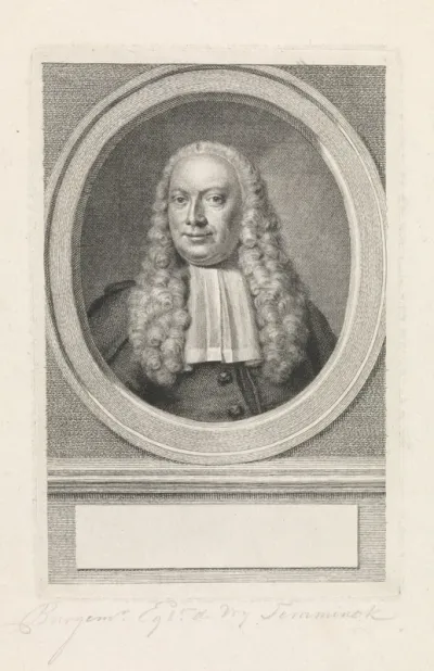 Portret van Egbert de Vrij Temminck